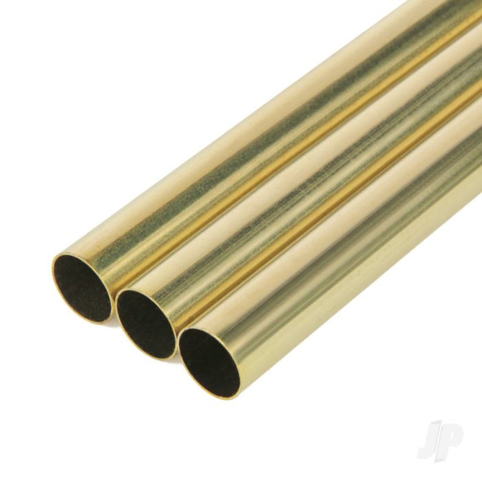 K&S 1144 Round Brass Tube 3/32" x 36" x .014" (5 pcs)