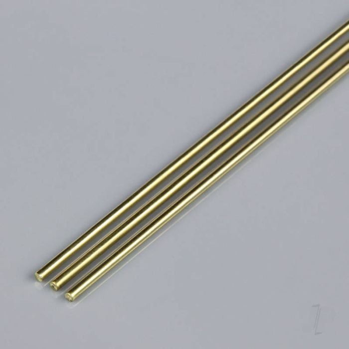 K&S 1167 Round Brass Rod 3/8" x 36" (3 pcs)