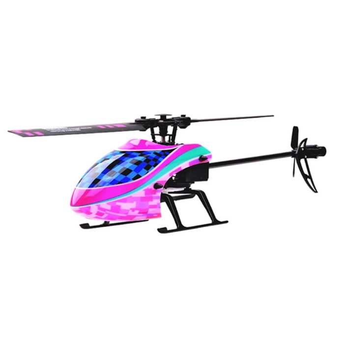Kootai F03 Flybarless RC RTF Helicopter w/Gyro, Autoland, Lights – Purple/Blue