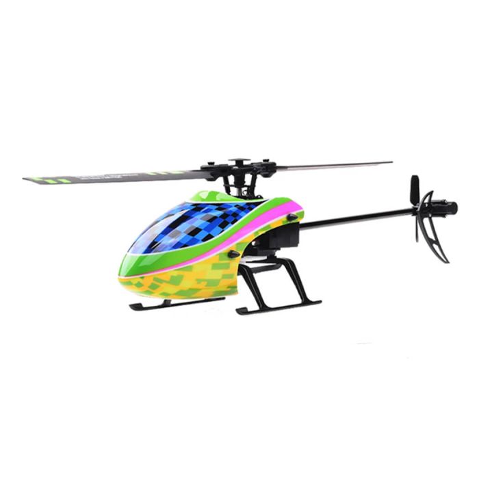 Kootai F03 Flybarless RC RTF Helicopter w/Gyro, Autoland, Lights – Yellow/Green