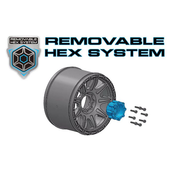 Louise RC MT-Rocket Removable Hex 17mm 1/8 0" & 1/2" Offset