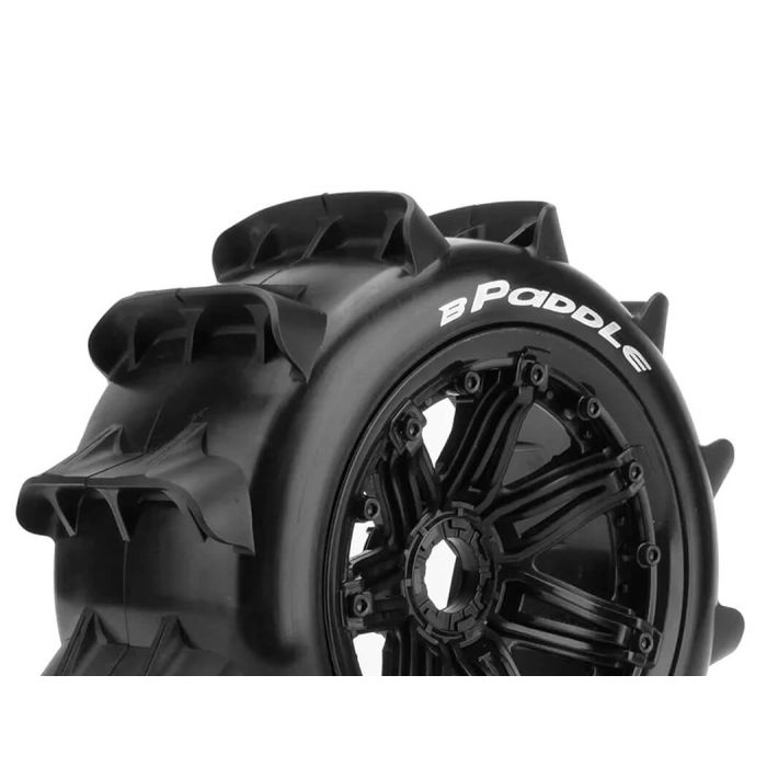 Louise RC B-Paddle 1/5 Rear Sport Hex 24mm Black Beadlock