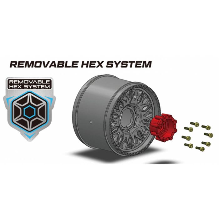 Louise RC St-Rock Mini Maxx/ XRT Removable Hex 0"&1/2" 12mm
