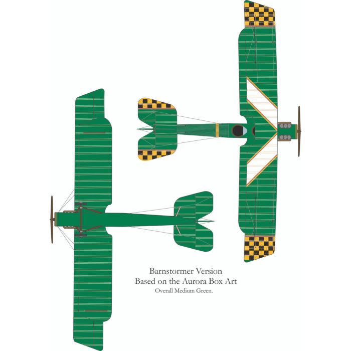 Atlantis Models 1:48 Curtiss Jenny JN-4 Aeroplane Plastic Model Kit