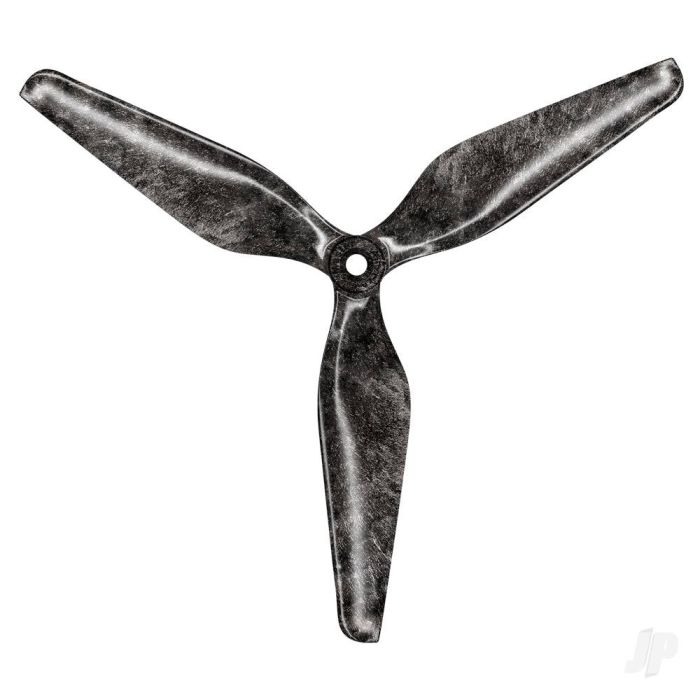 Master Airscrew 7x3.7 3MR 3-Blade Propeller (CW) Reverse/Pusher Black
