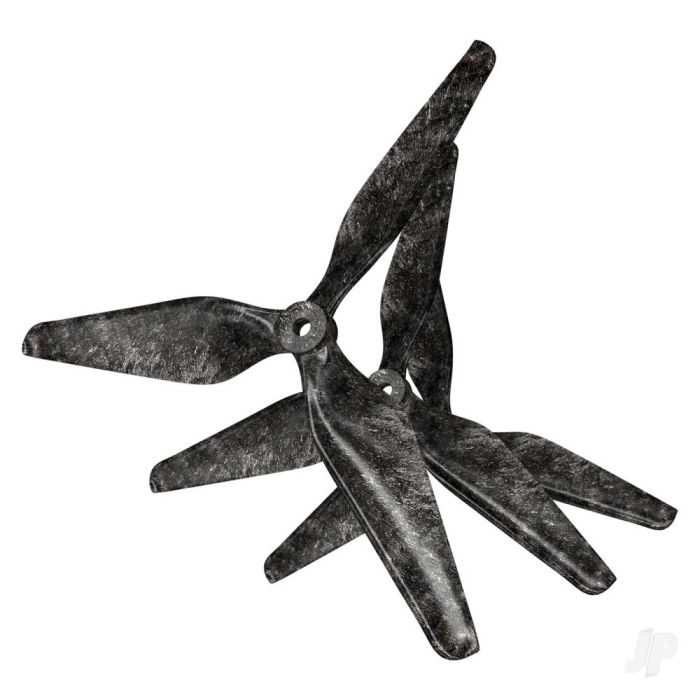 Master Airscrew 7x3.7 3MR 3-Blade Propeller (CW) Reverse/Pusher Black