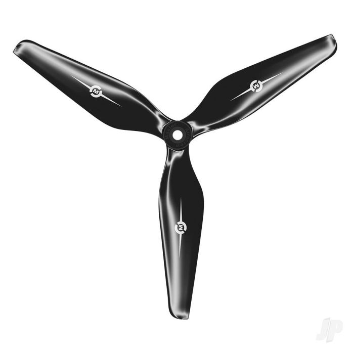 Master Airscrew 8x4.1 3MR 3-Blade Propeller (CW) Reverse/Pusher Black