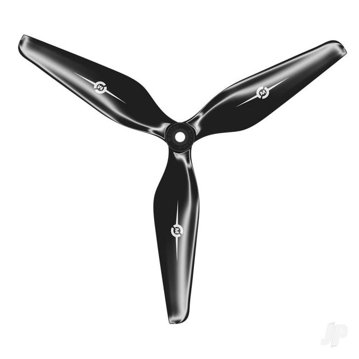 Master Airscrew 11x5.5 3MR 3-Blade Propeller (CCW) Black