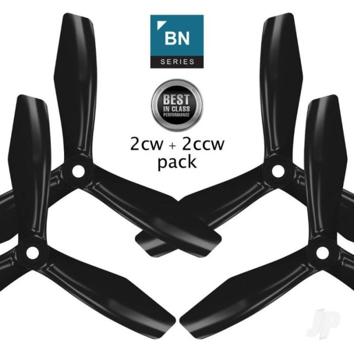Master Airscrew 6x4.5 BN 3-Blade FPV RC Drone Propeller Props Set - Black 
