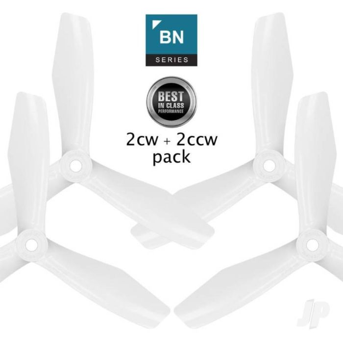Master Airscrew 6x4.5 BN 3-Blade FPV RC Drone Propeller Props Set - White 