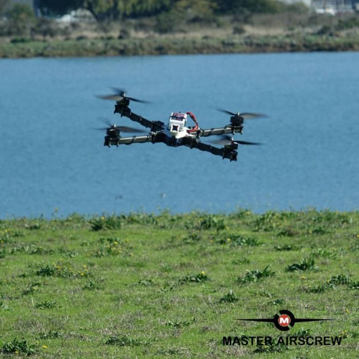 Master Airscrew 12x11 3X Power X-Class Giant Racing RC Drone Prop (CCW) Black