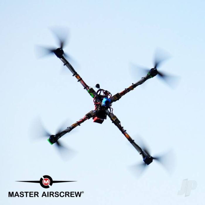 Master Airscrew 12x11 3X Power X-Class Giant Racing RC Drone Prop (CW) Orange