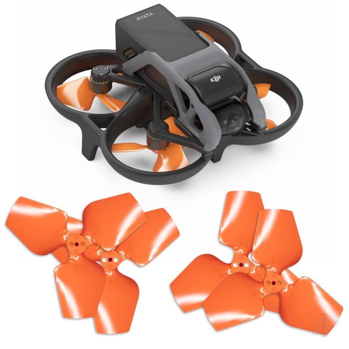 Master Airscrew DJI Avata 3-blade Upgrade Propeller Set - x4 Orange