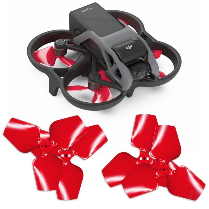 Master Airscrew DJI Avata 3-blade Upgrade Propeller Set - x4 Red