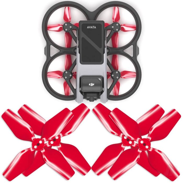 Master Airscrew DJI Avata 4-blade Upgrade Propeller Set - x4 Red