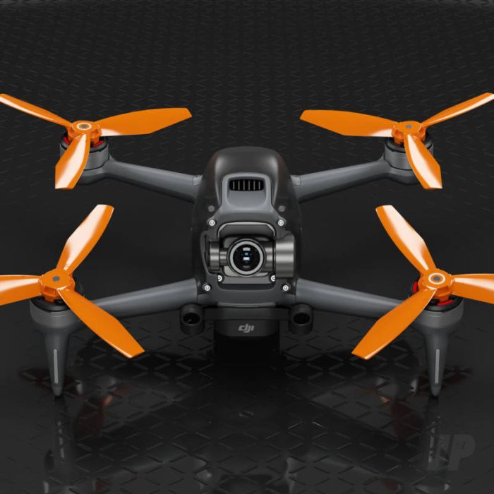 Master Airscrew LUDICROUS 3-Blade Props Set - Orange - DJI FPV RC Drone