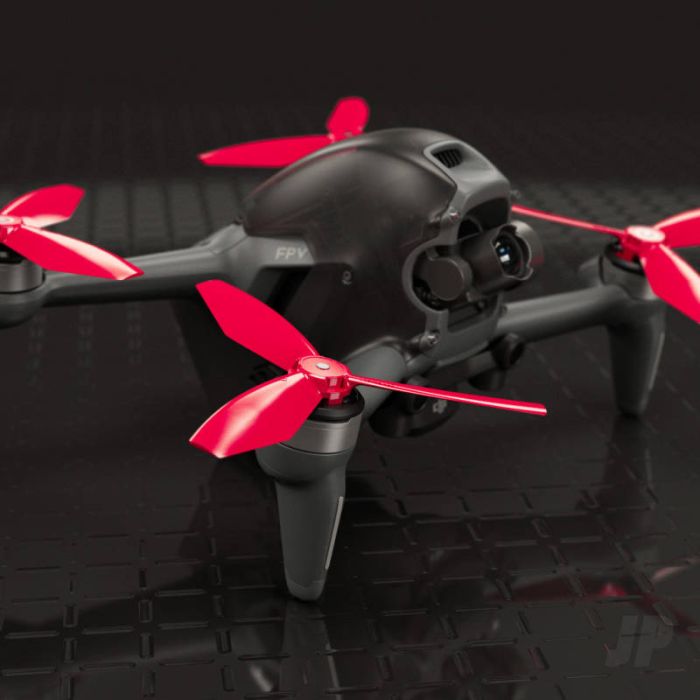 Master Airscrew LUDICROUS 3-Blade Props Set - Red - DJI FPV RC Drone