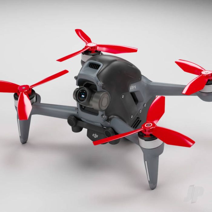 Master Airscrew LUDICROUS 3-Blade Props Set - Red - DJI FPV RC Drone