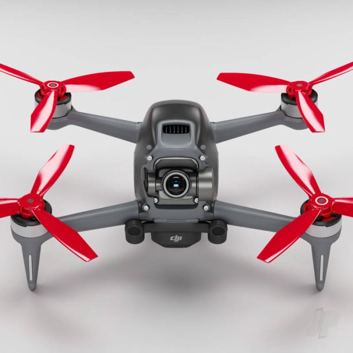 Master Airscrew LUDICROUS 3-Blade Props Set - Red - DJI FPV RC Drone