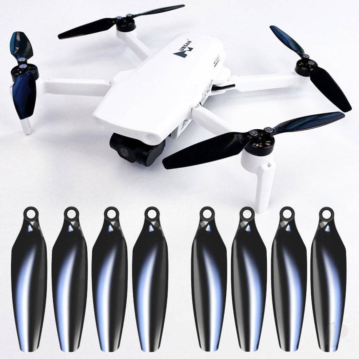 Master Airscrew Hubsan Zino Mini STEALTH Prop Set x4 Black