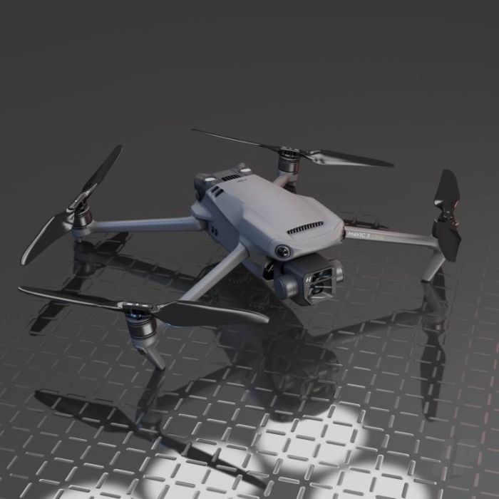 Master Airscrew 9.4x5.3 STEALTH Prop Set x4 Black - DJI Mavic 3 RC Drone