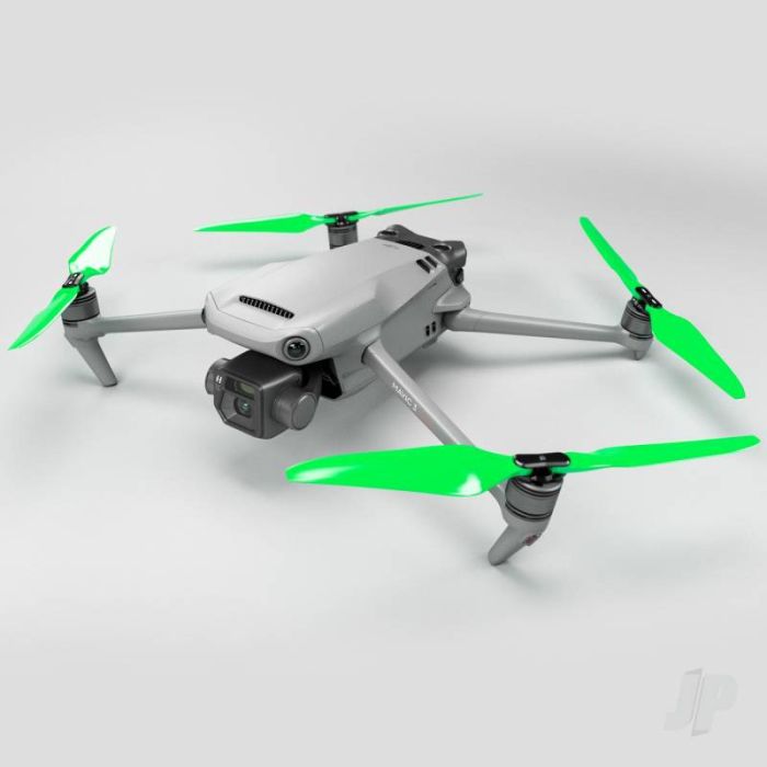Master Airscrew 9.4x5.3 STEALTH Prop Set x4 Green - DJI Mavic 3 RC Drone