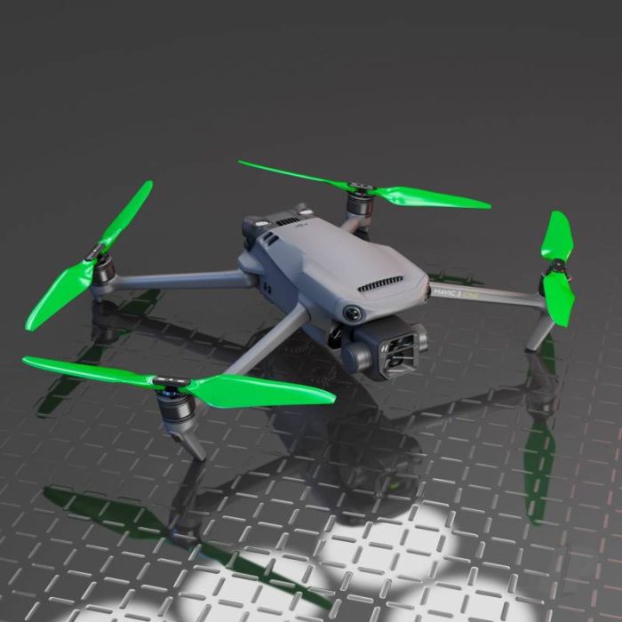 Master Airscrew 9.4x5.3 STEALTH Prop Set x4 Green - DJI Mavic 3 RC Drone