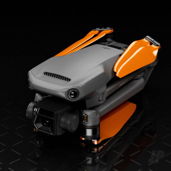 Master Airscrew 9.4x5.3 STEALTH Prop Set x4 Orange - DJI Mavic 3 RC Drone