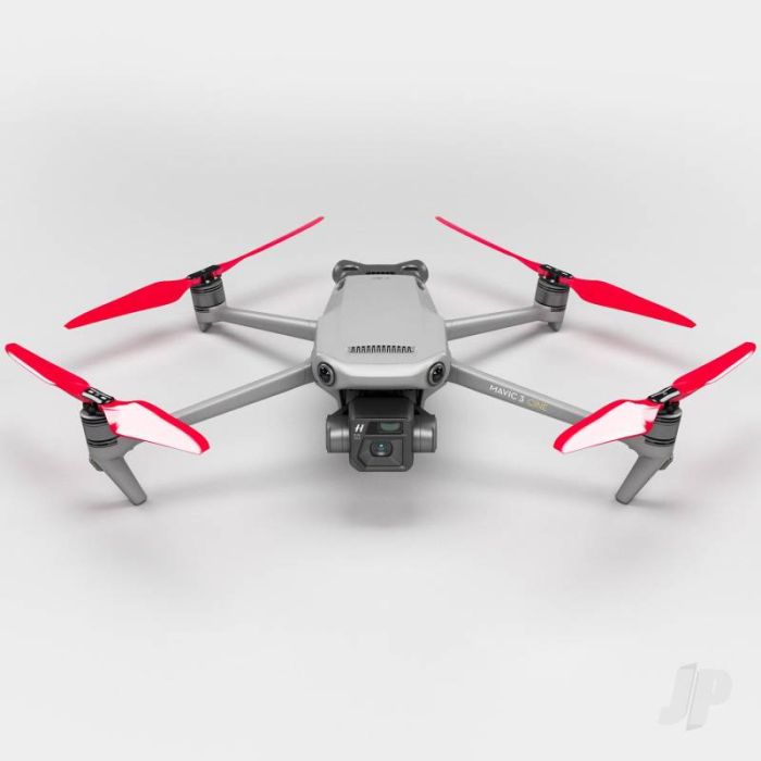 Master Airscrew 9.4x5.3 STEALTH Prop Set x4 Red - DJI Mavic 3 RC Drone