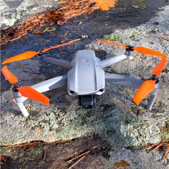 Master Airscrew 7.4x3.9 STEALTH Prop Set x4 Orange - DJI Mavic Air 2 RC Drone