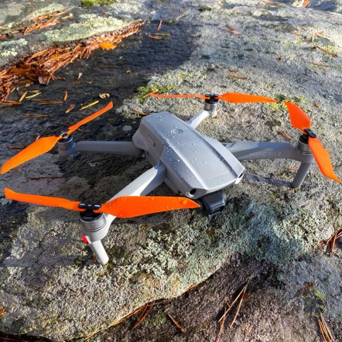 Master Airscrew 7.4x3.9 STEALTH Prop Set x4 Orange - DJI Mavic Air 2 RC Drone