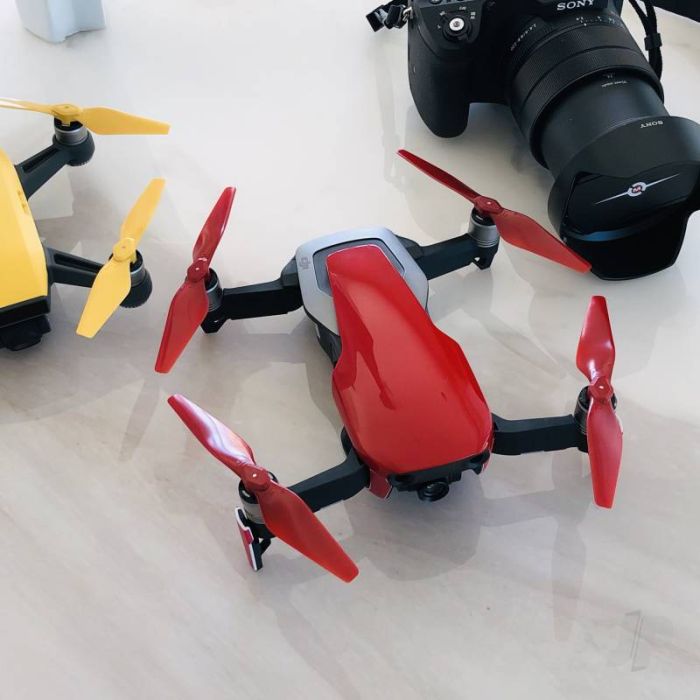 Master Airscrew STEALTH Propeller Props Set Red - DJI Mavic Air Drone