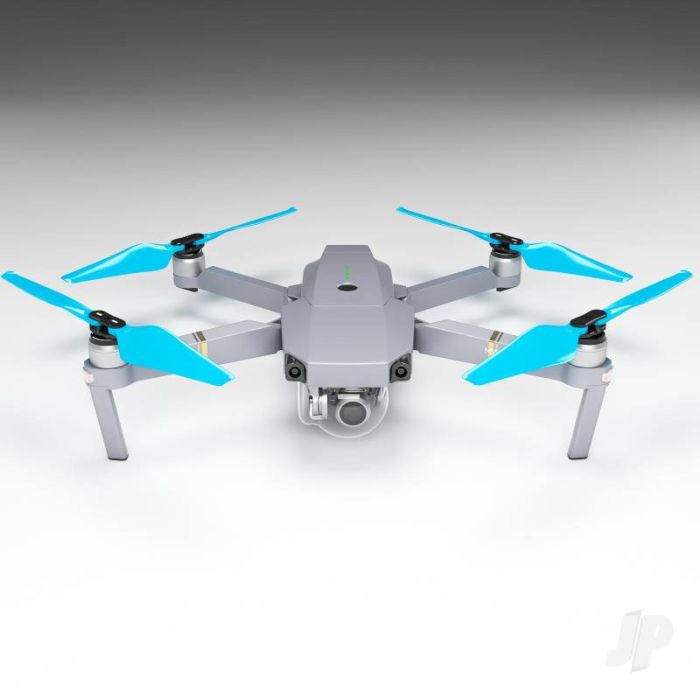 Master Airscrew STEALTH Propeller Props Set Blue - DJI Mavic Pro Platinum Drone
