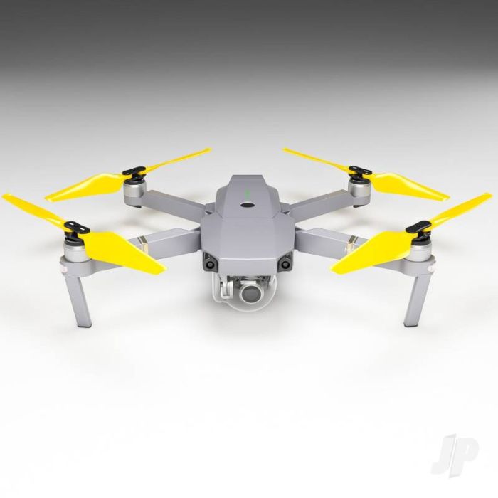 Master Airscrew STEALTH Propeller Props Set Yellow - DJI Mavic Pro Platinum Drone