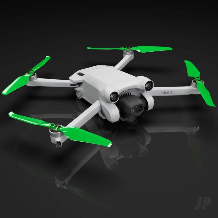 Master Airscrew DJI Mini 3 Pro/4 Pro STEALTH Upgrade Propellers - x4 Green
