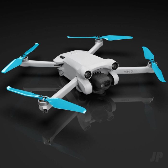 Master Airscrew DJI Mini 3 Pro/4 Pro STEALTH Upgrade Propellers - x4 Blue