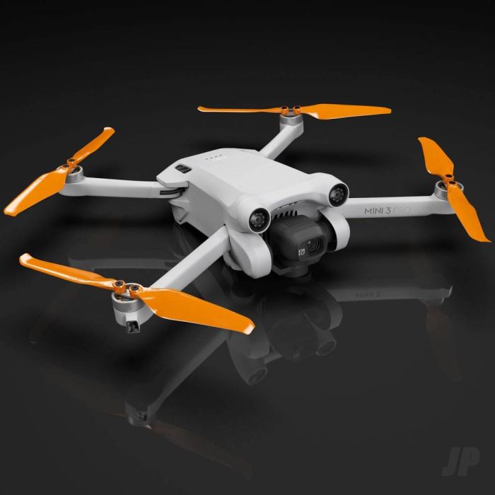 Master Airscrew DJI Mini 3 Pro/4 Pro STEALTH Upgrade Propellers - x4 Orange