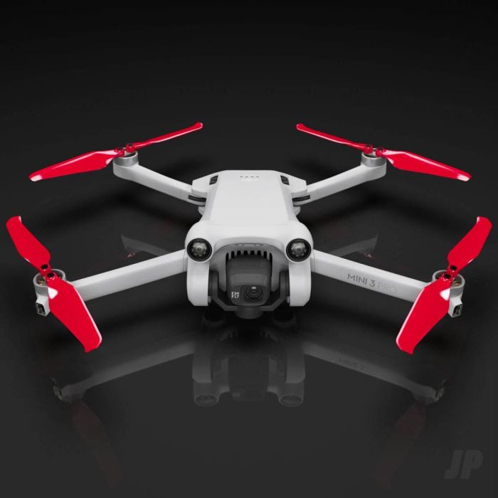 Master Airscrew DJI Mini 3 Pro/4 Pro STEALTH Upgrade Propellers - x4 Red