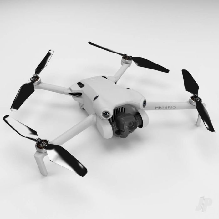 Master Airscrew DJI Mini 4 / 3 Pro SUPER STEALTH Upgrade Propellers - x4 Black