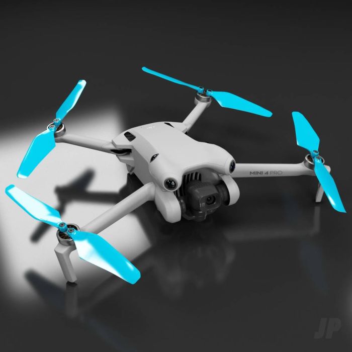 Master Airscrew DJI Mini 4 / 3 Pro SUPER STEALTH Upgrade Propellers - x4 Blue