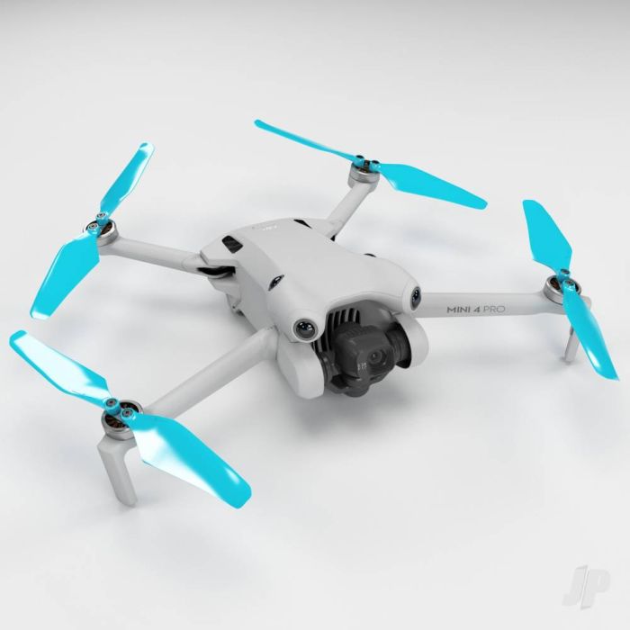 Master Airscrew DJI Mini 4 / 3 Pro SUPER STEALTH Upgrade Propellers - x4 Blue
