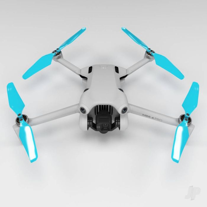 Master Airscrew DJI Mini 4 / 3 Pro SUPER STEALTH Upgrade Propellers - x4 Blue