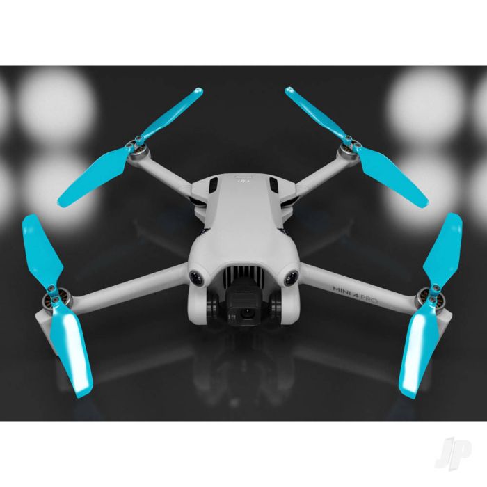 Master Airscrew DJI Mini 4 / 3 Pro SUPER STEALTH Upgrade Propellers - x4 Blue