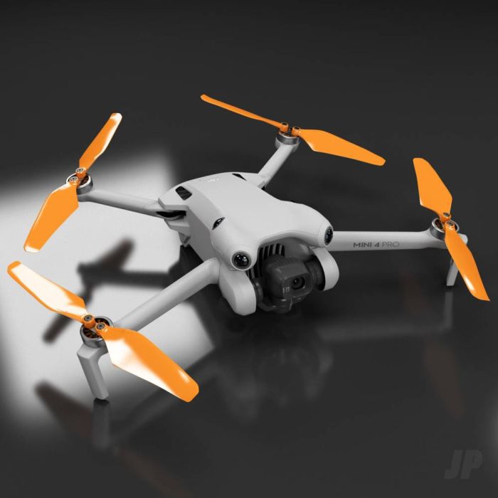 Master Airscrew DJI Mini 4 / 3 Pro SUPER STEALTH Upgrade Propellers - x4 Orange