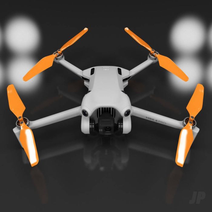Master Airscrew DJI Mini 4 / 3 Pro SUPER STEALTH Upgrade Propellers - x4 Orange