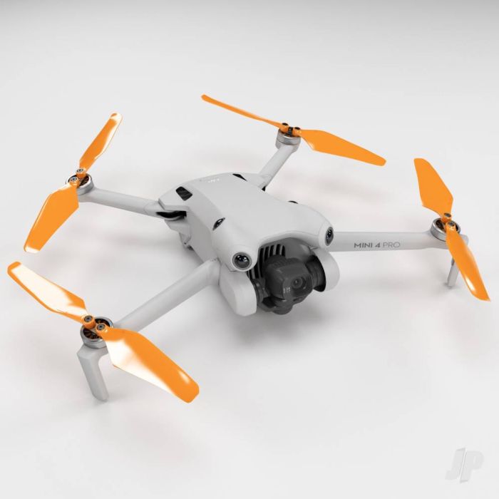 Master Airscrew DJI Mini 4 / 3 Pro SUPER STEALTH Upgrade Propellers - x4 Orange