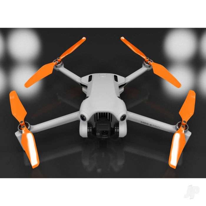 Master Airscrew DJI Mini 4 / 3 Pro SUPER STEALTH Upgrade Propellers - x4 Orange