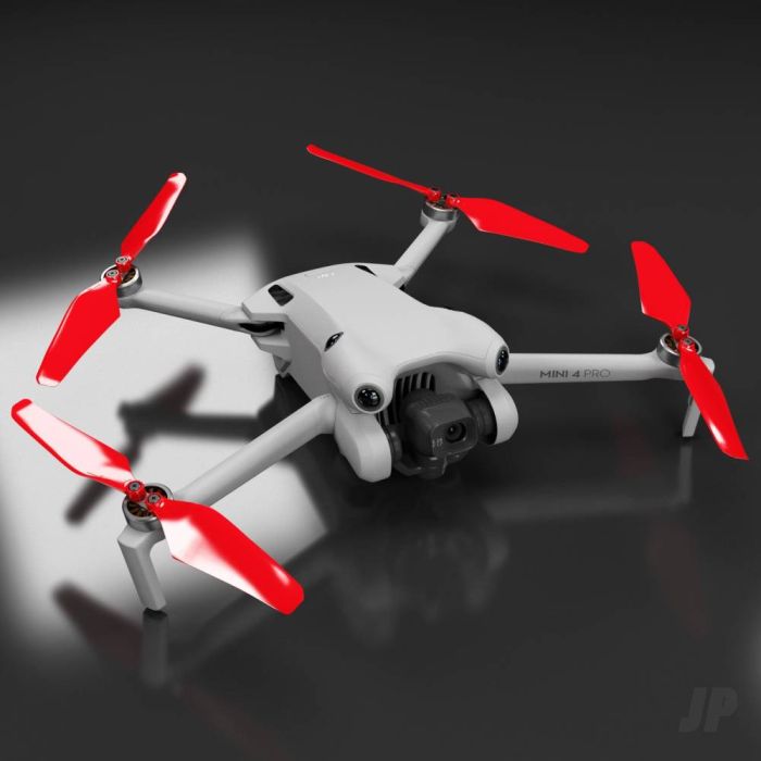 Master Airscrew DJI Mini 4 / 3 Pro SUPER STEALTH Upgrade Propellers - x4 Red