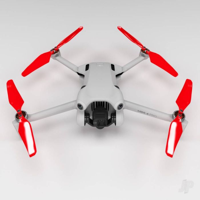 Master Airscrew DJI Mini 4 / 3 Pro SUPER STEALTH Upgrade Propellers - x4 Red