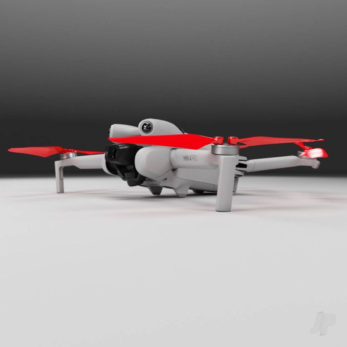 Master Airscrew DJI Mini 4 / 3 Pro SUPER STEALTH Upgrade Propellers - x4 Red